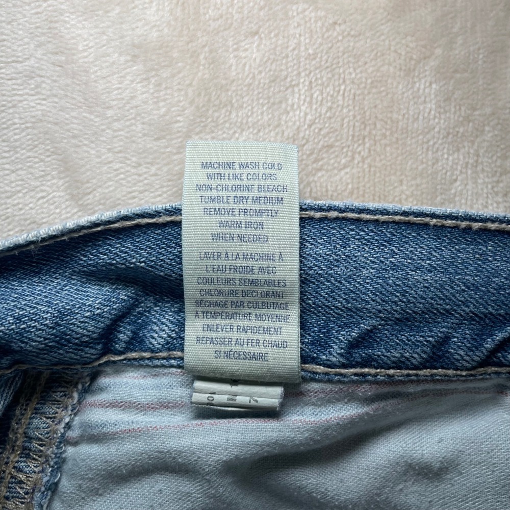 American Eagle Bootcut Jeans Mens Size 33x30 Blue Denim Medium Wash Mid Rise Y2K - Picture 3 of 8